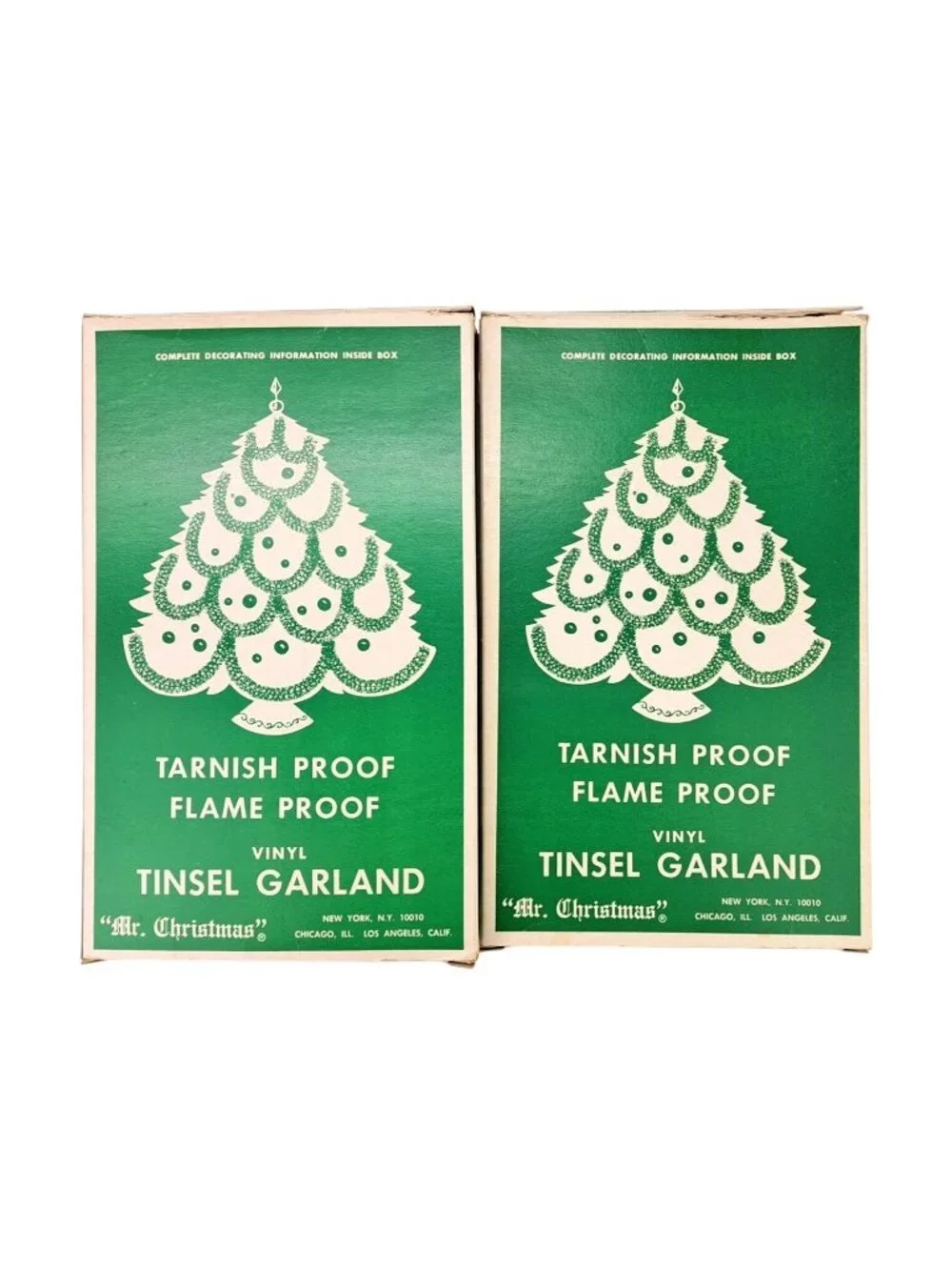 Vintage Mr. Christmas Vinyl Tinsel Garland 2